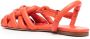 Hereu Clementine braided sandals Orange - Thumbnail 3