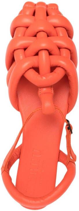 Hereu Clementine braided sandals Orange