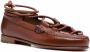 Hereu Ghillie leather loafers Brown - Thumbnail 2