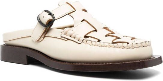 Hereu interwoven leather fisherman's loafers Neutrals