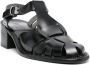 Hereu Pesca 60mm leather sandals Black - Thumbnail 2