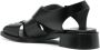 Hereu Raima asymmetric leather sandals Black - Thumbnail 3