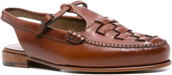 Hereu Roqueta leather loafers Brown