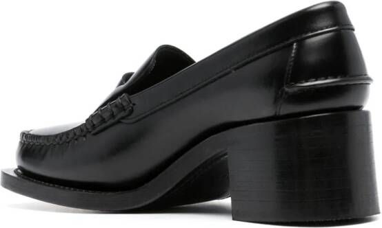 Hereu Sineu 50mm leather loafers Black
