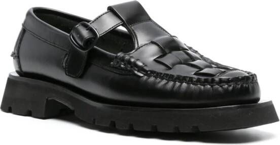 Hereu Soller Sport leather loafers Black