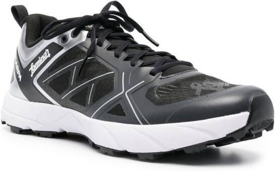 Herno panelled low-top sneakers Black
