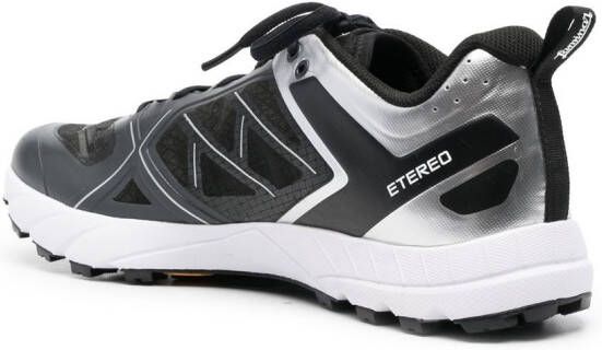 Herno panelled low-top sneakers Black