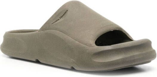 Heron Preston Eco Moulded open-toe slides Green