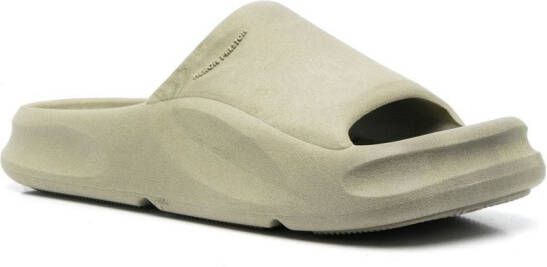 Heron Preston eco moulded slides Green