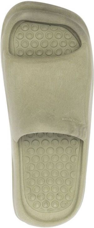 Heron Preston eco moulded slides Green