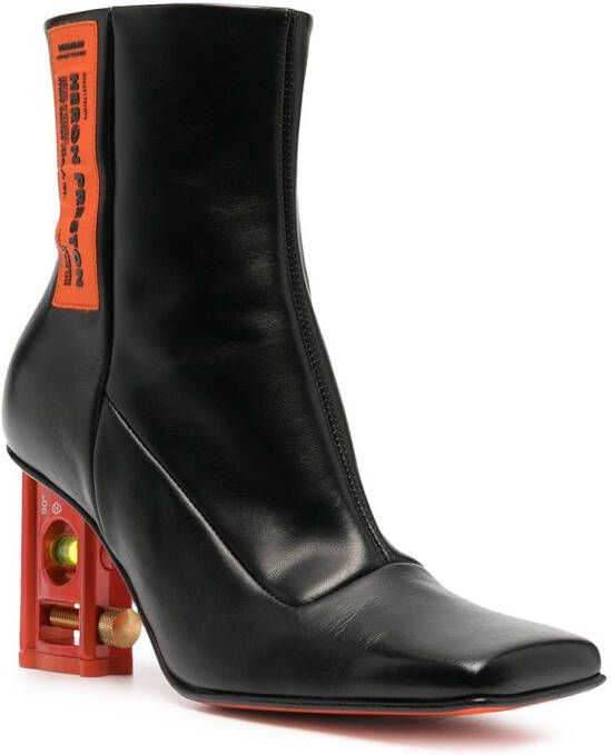 Heron Preston level-heel ankle boots Black