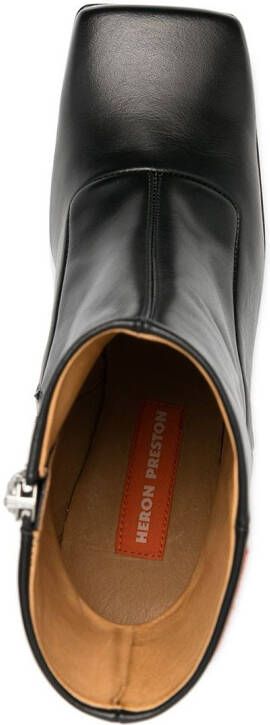 Heron Preston level-heel ankle boots Black