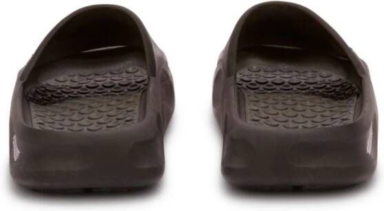 Heron Preston logo-embossed open-toe slides Black