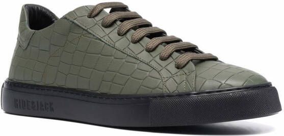 Hide&Jack Essence Croco sneakers Green