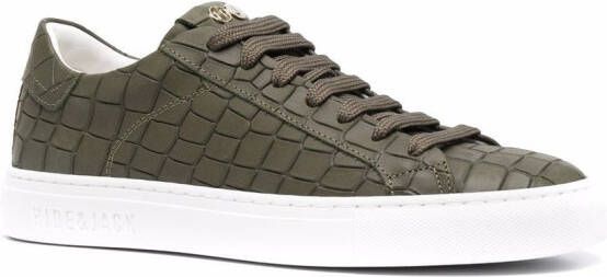 Hide&Jack Essence Croco sneakers Green