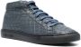 Hide&Jack croco-embossed high-top sneakers Blue - Thumbnail 2