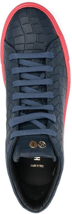 Hide&Jack Essence Croco sneakers Blue