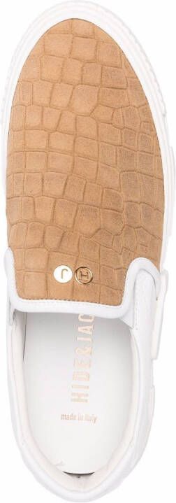 Hide&Jack Fuji Croco sneakers Neutrals