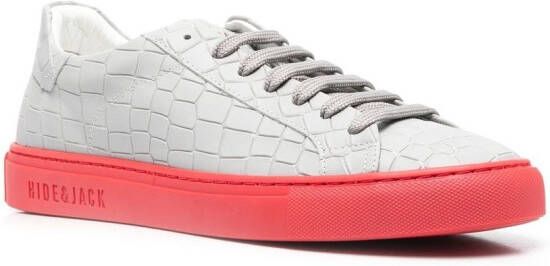 Hide&Jack Essence Croco sneakers Grey