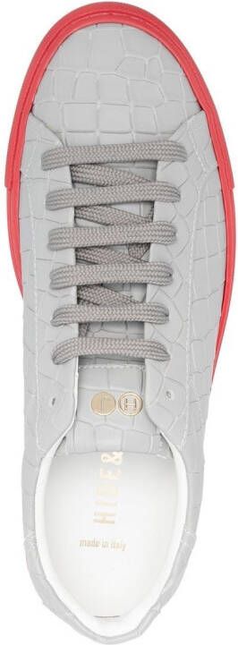 Hide&Jack Essence Croco sneakers Grey