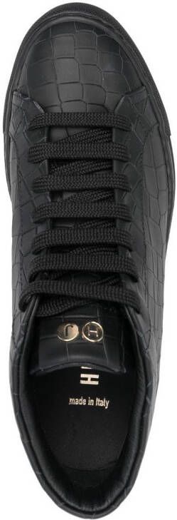 Hide&Jack Essence Croco sneakers Black