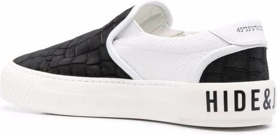 Hide&Jack Fuji Croco sneakers Black