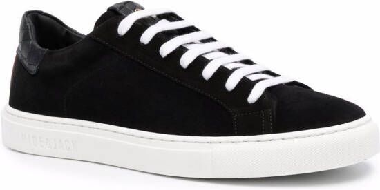 Hide&Jack panelled lace-up sneakers Black