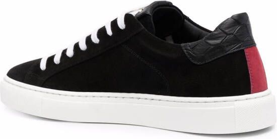 Hide&Jack panelled lace-up sneakers Black