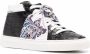 Hide&Jack scarf-detail mid-top sneakers Black - Thumbnail 2