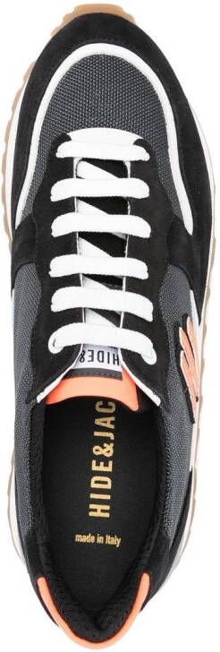 Hide&Jack side logo-patch detail sneakers Black