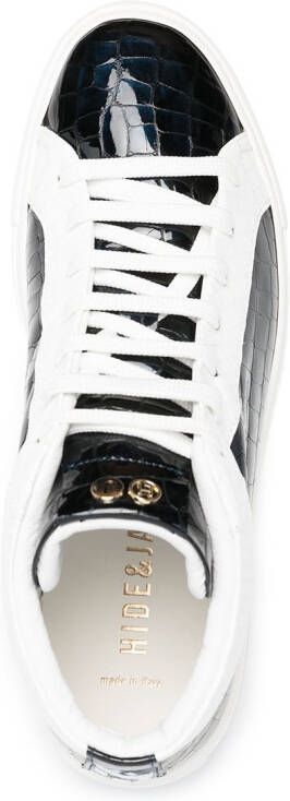 Hide&Jack x Mesut Özil The Cage leather sneakers Blue