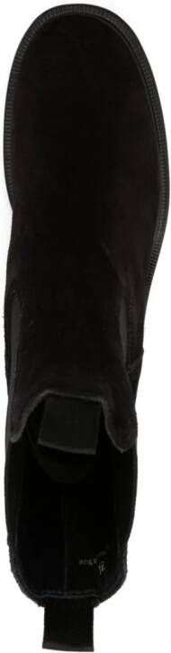 Hogan 70mm leather ankle boots Black