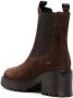 Hogan 70mm leather ankle boots Brown - Thumbnail 3