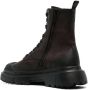 Hogan Anfibio leather boots Brown - Thumbnail 3
