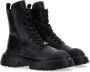 Hogan Anfibio leather lace-up boots Black - Thumbnail 2