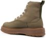 Hogan ankle lace-up boots Green - Thumbnail 3