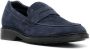 Hogan brushed-effect leather loafers Blue - Thumbnail 2