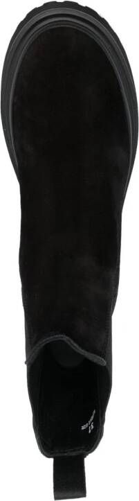 Hogan Chelsea chunky-sole suede boots Black