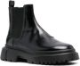 Hogan Chelsea round-toe leather boots Black - Thumbnail 2