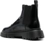 Hogan Chelsea round-toe leather boots Black - Thumbnail 3