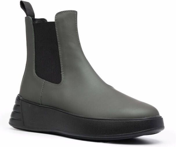 Hogan chunky Chelsea boots Green