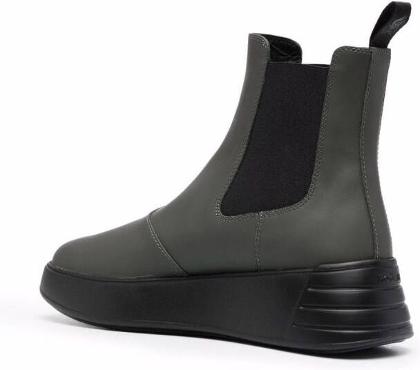 Hogan chunky Chelsea boots Green