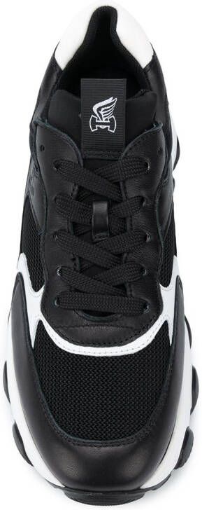 Hogan chunky contrast sole sneakers Black