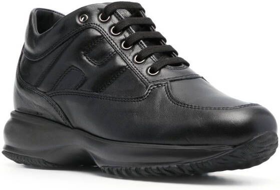 Hogan chunky lace-up sneakers Black