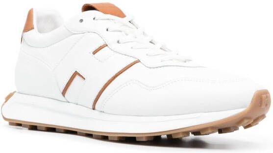 Hogan contrast-detailing sneakers White