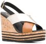 Hogan crossover strap sandals Brown - Thumbnail 2