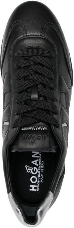 Hogan debossed-logo detail sneakers Black