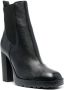 Hogan elasticated-panel ankle leather boots Black - Thumbnail 2