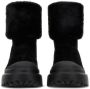 Hogan faux-fur suede boots Black - Thumbnail 5