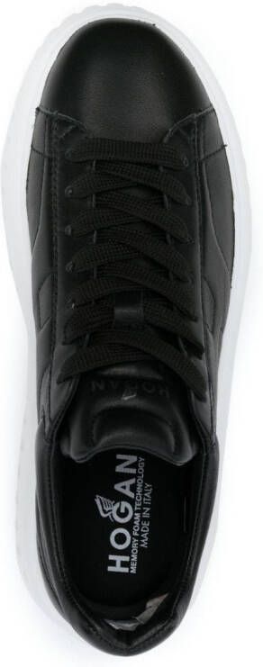 Hogan flatform lace-up sneakers Black